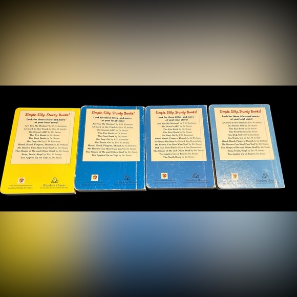 Thomas and friends bright and early board books. Pack of 4 titles. Wear with age - Picture 2 of 11